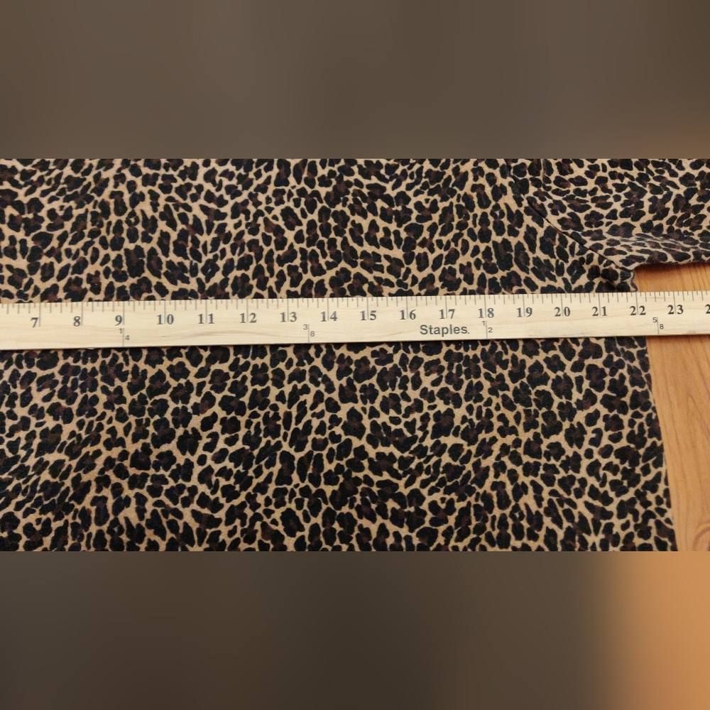J. Crew Classic Leopard Print Sweatshirt - Picture 12 of 13
